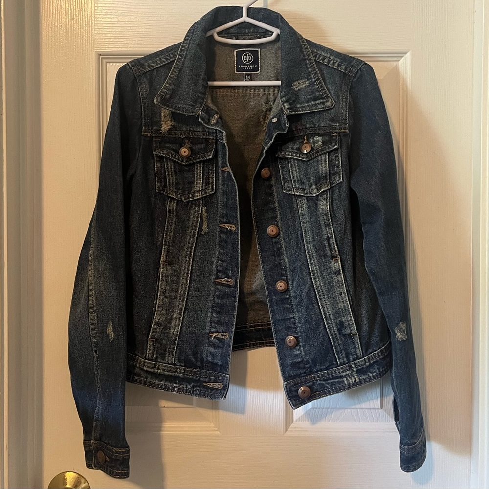 Boom Boom Jeans Blue Jean Jacket Classic Trucker Style